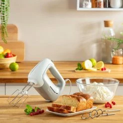 Batteur Electrique Prep'Mix Blanc Et Poivre Moulinex -Ustensiles de cuisine Soldes batteur electrique prep mix blanc et poivre moulinex 3