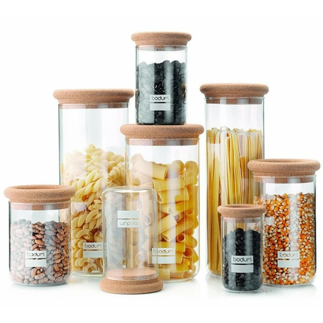 Bocal En Verre 0,25 L Bouchon En Liège Yohki Bodum 5 Bocal En Verre 0,25 L Bouchon En Liège Yohki Bodum – Image 3