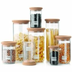 Bocal En Verre 1,0 L Bouchon En Liège Yohki Bodum -Ustensiles de cuisine Soldes bocal en verre 10 l bouchon en liege yohki bodum 2