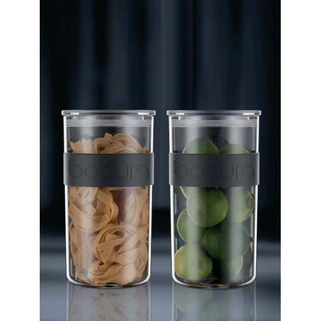 Bocal Plastique 2 L Avec Couvercle (x2) PRESSO Bodum 4 Bocal Plastique 2 L Avec Couvercle (x2) PRESSO Bodum – Image 2