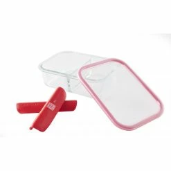 Boîte De Conservation Connectée Avec Compartiments 1 L Rouge Stor'eat Mastrad -Ustensiles de cuisine Soldes boite de conservation connectee avec compartiments 1 l rouge stor eat mastrad 2