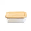 Boîte De Conservation En Verre Et Bambou Rectangle 1520 Ml Pebbly