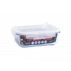 Boîte De Conservation En Verre Rectangle 850 Ml Pebbly