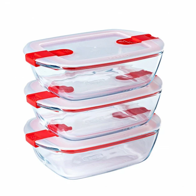 Boîte De Conservation En Verre Rectangulaire 17 X 10 Cm 0,4 L Cook & Heat Pyrex 4 Boîte De Conservation En Verre Rectangulaire 17 X 10 Cm 0,4 L Cook & Heat Pyrex – Image 2