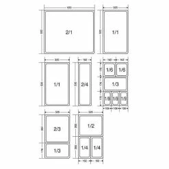 Ustensiles de cuisine Soldes -Ustensiles de cuisine Soldes boite modulus gastronorme 12 litres gn 2 3 h15 cm 1