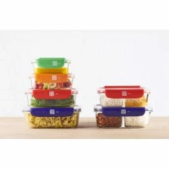 Boîtes De Conservation Connectées Stor'eat (x4) Mastrad -Ustensiles de cuisine Soldes boites de conservation connectees stor eat x4 mastrad 2