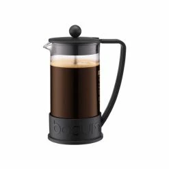 Bodum Cafetière à Piston Brazil 8 Tasses 1L - Noir