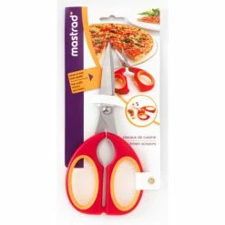 Ciseaux De Cuisine Lames Inox Et Casse-Noix Framboise Mastrad -Ustensiles de cuisine Soldes ciseaux de cuisine lames inox et casse noix framboise mastrad 3