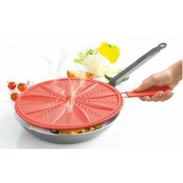 Couvercle Anti-éclaboussures Rouge Mastrad 4 Couvercle Anti-éclaboussures Rouge Mastrad – Image 2