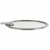 Couvercle Plat En Verre Trempé 28 Cm Strate Amovible Cristel -Ustensiles de cuisine Soldes couvercle plat en verre trempe 28 cm strate amovible cristel