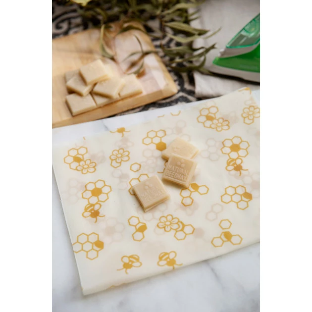 Cubes Cire Abeille Pour Emballage Alimentaire (x12) Nuts 4 Cubes Cire Abeille Pour Emballage Alimentaire (x12) Nuts – Image 2