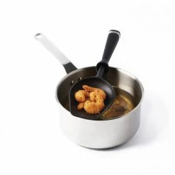 Cuillère Passoire Silicone Noir Express 39 X 10,5 X 4,8 Cm Mastrad -Ustensiles de cuisine Soldes cuillere passoire silicone noir express 39 x 105 x 48 cm mastrad 2