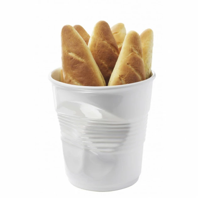 Gobelet Froissé Blanc 1 Litre Revol 4 Gobelet Froissé Blanc 1 Litre Revol – Image 2