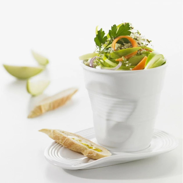 Gobelet Froissé Blanc 1 Litre Revol 6 Gobelet Froissé Blanc 1 Litre Revol – Image 4