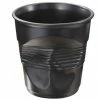 Gobelet Froissé Noir Satiné 1 Litre Revol -Ustensiles de cuisine Soldes gobelet froisse noir satine 1 litre revol