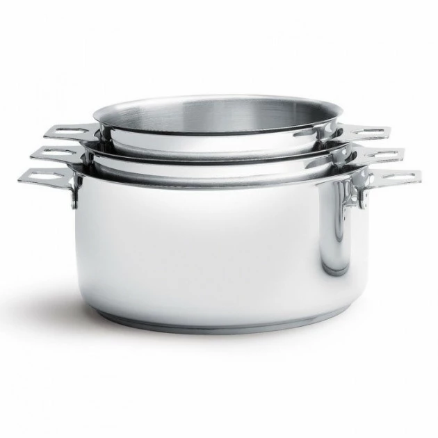 De Buyer Lot De 3 Casseroles Twisty 16, 18 Et 20 Cm 3 De Buyer Lot De 3 Casseroles Twisty 16, 18 Et 20 Cm