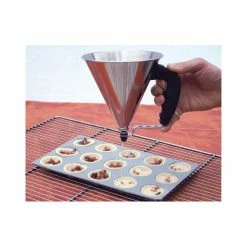 Mini Entonnoir à Piston Inox Noir KWIK De Buyer -Ustensiles de cuisine Soldes mini entonnoir a piston inox noir kwik de buyer 2