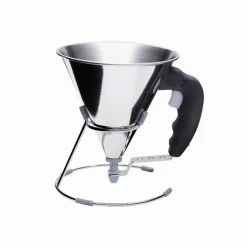 Mini Entonnoir à Piston Inox Noir KWIK De Buyer