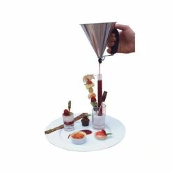 Mini Entonnoir à Piston Inox Orange KWIK De Buyer -Ustensiles de cuisine Soldes mini entonnoir a piston inox orange kwik de buyer 1