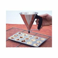 Mini Entonnoir à Piston Vert Inox KWIK De Buyer -Ustensiles de cuisine Soldes mini entonnoir a piston vert inox kwik de buyer 2