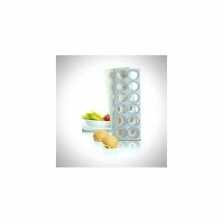 La Bonne Graine Moule Ravioli Et Poussoir à Foncer X12 Ronds Fleurs