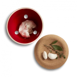 Pot à Ail En Céramique 0,94 L Grand Cru Emile Henry -Ustensiles de cuisine Soldes pot a ail en ceramique 094 l grand cru emile henry 1