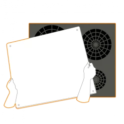 Protection Plaque De Cuisson En Verre 57 X 50 Cm Noir Pebbly -Ustensiles de cuisine Soldes protection plaque de cuisson en verre 57 x 50 cm noir pebbly 2