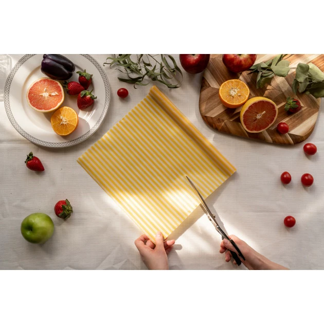 Rouleau Emballage Alimentaire Cire Abeille Jaune 90 X 30,5 Cm Nuts 4 Rouleau Emballage Alimentaire Cire Abeille Jaune 90 X 30,5 Cm Nuts – Image 3