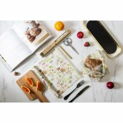 Rouleau Emballage Alimentaire Cire Abeille Zéro Déchet 90 X 30,5 Cm Nuts -Ustensiles de cuisine Soldes rouleau emballage alimentaire cire abeille zero dechet 90 x 305 cm nuts 2