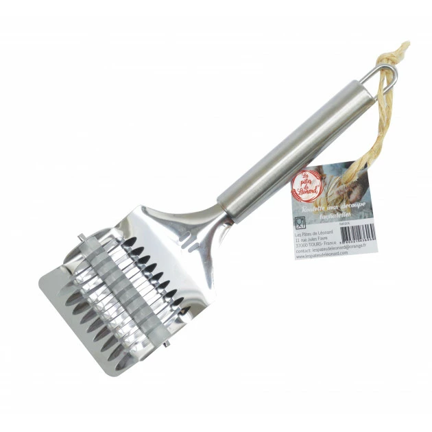 LES PATES DE LEONARD Roulette à Pâtes Inox Tagliatelles Les Pâtes De Léonard 3 LES PATES DE LEONARD Roulette à Pâtes Inox Tagliatelles Les Pâtes De Léonard