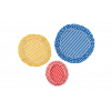 Set De 3 Couvercles Réutilisables Assortis 100% Coton Multicolore - NUTS -Ustensiles de cuisine Soldes set de 3 couvercles reutilisables assortis 100 coton multicolore nuts