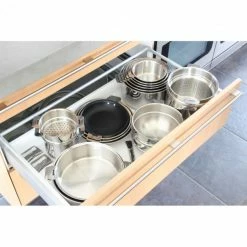Set De 7 Pièces Mutine Manche Amovible Inox Cristel -Ustensiles de cuisine Soldes set de 7 pieces mutine manche amovible inox cristel 2