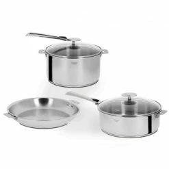 Set De 7 Pièces Mutine Manche Amovible Inox Cristel