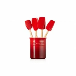 Set Pot 1,1 L Avec 4 Ustensiles Cerise Création Le Creuset