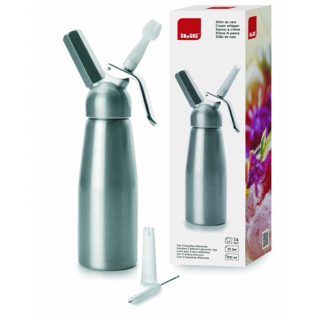 Siphon Aluminium 1 L Ibili 4 Siphon Aluminium 1 L Ibili – Image 2