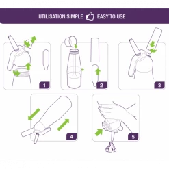 Mastrad Siphon Professionnel 0,5L -Ustensiles de cuisine Soldes siphon professionnel 05 l 2