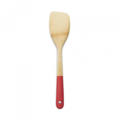 Spatule De Cuisine Bambou 30 Cm Rouge Pebbly