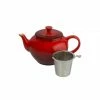 Théière Avec Infuseur 1.3 L Cerise Le Creuset -Ustensiles de cuisine Soldes theiere avec infuseur 13 l cerise le creuset