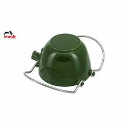 Théière Fonte 1.15 L Basilic Staub -Ustensiles de cuisine Soldes theiere fonte 115 l basilic staub 2