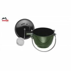 Théière Fonte 1.15 L Basilic Staub -Ustensiles de cuisine Soldes theiere fonte 115 l basilic staub 3