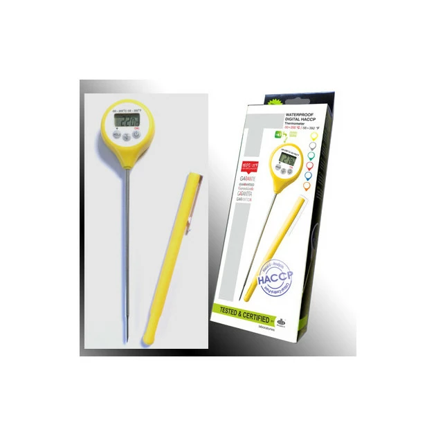 ALLA FRANCE Thermomètre Digital étanche à Sonde Jaune -50°C à +200°C 4 ALLA FRANCE Thermomètre Digital étanche à Sonde Jaune -50°C à +200°C – Image 2